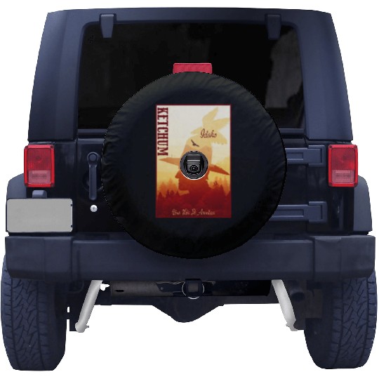 Ketchum Idaho wild west town Spare Tire Covers