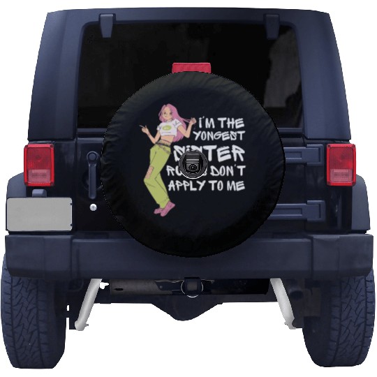 Rules Don't Apply, I'm The Youngest Sister Spare Tire Covers