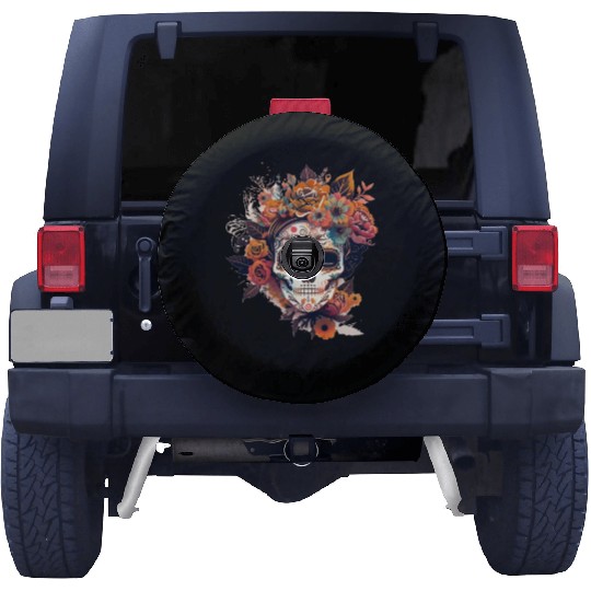 Frida Mexican frida kahlo woman painter art Spare Tire Covers