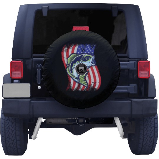 US Bass Fish Spare Tire Covers