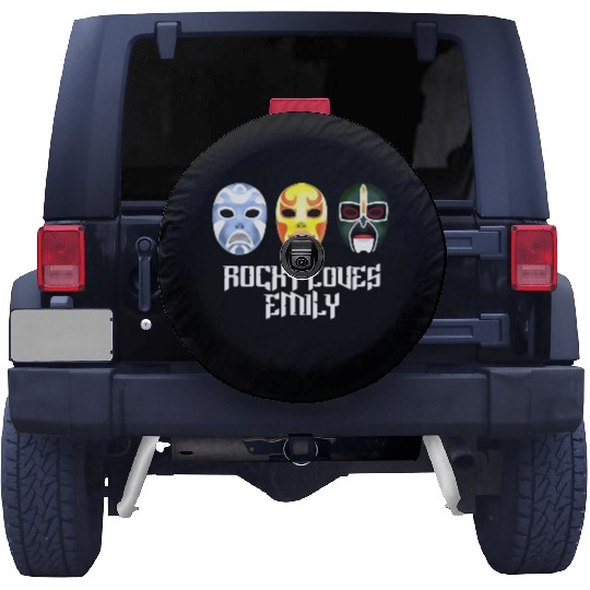Rocky Loves Emily Funny Spare Tire Covers