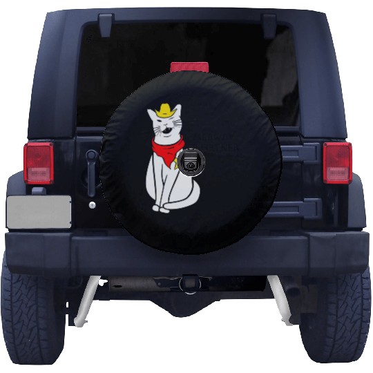 meowdy cat partner Spare Tire Covers