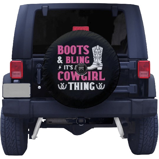 Boots And Bling It's A Cowgirl Thing Spare Tire Covers