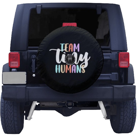 Nursing ICU Neonatal Team Tiny Humans NICU Nurse Spare Tire Covers