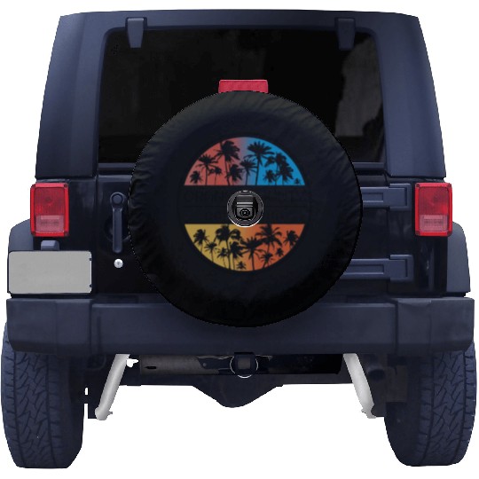 Orange County California Palm Tree Stylish Spare Tire Covers