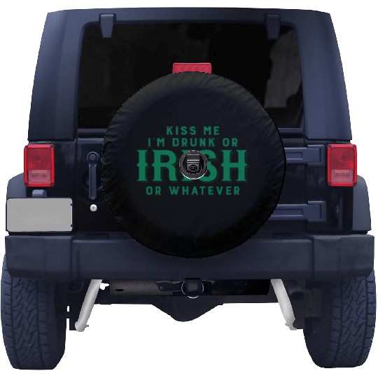 Kiss Me I'm Drunk or Irish or Whatever Spare Tire Covers