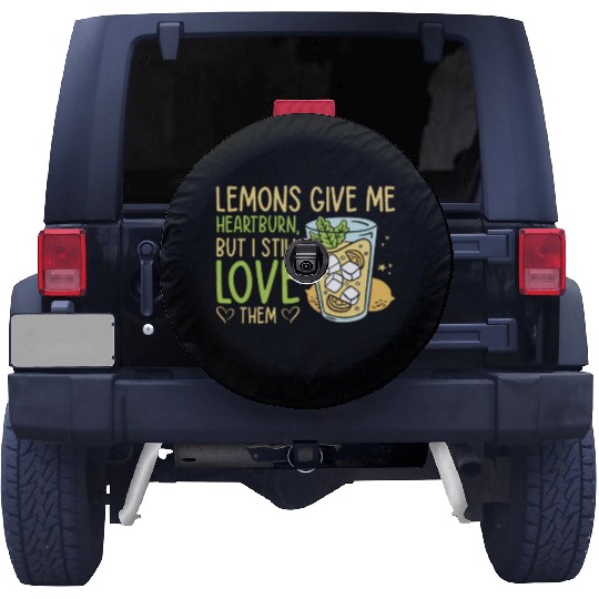 Lemon Fruit Lemonade Citrus Spare Tire Covers