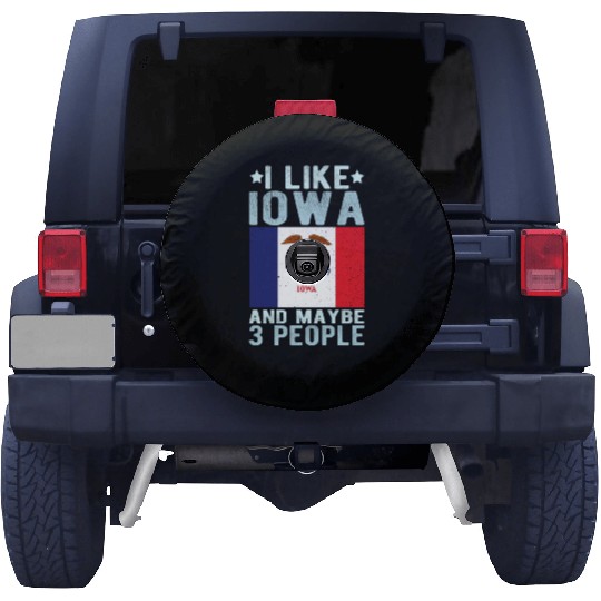 Iowa Flag US State Spare Tire Covers
