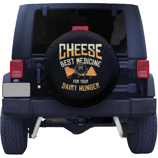 Best Medicine Cheese Foodie Dairy Cheese Lover Spare Tire Covers