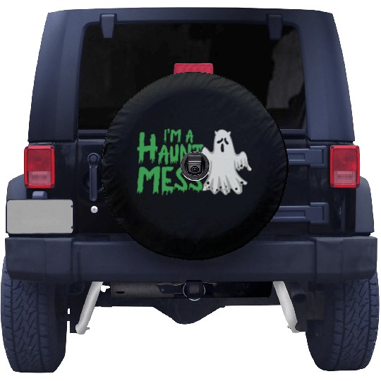 Halloween Paranormal Ghost Hunters Horror Fans Spare Tire Covers