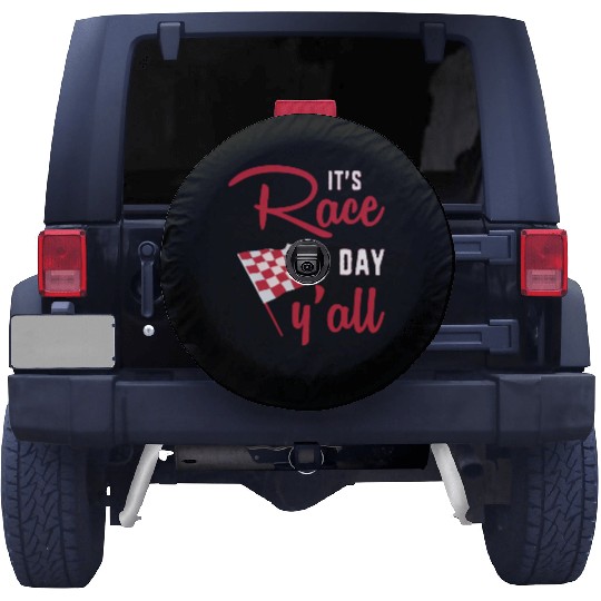 Dirt Track Racing Racer Its Race Day Yall Spare Tire Covers