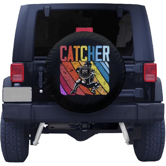 Baseball Lover Baseball Player Baseball Catcher Spare Tire Covers