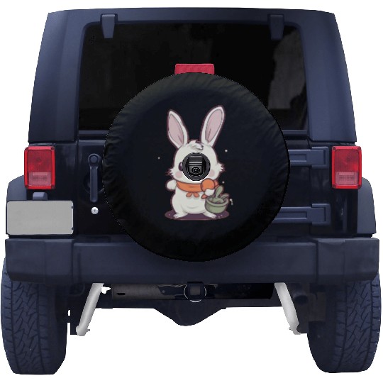 Rabbit Glasses Boys Girls Kids Easter Day Carrot Spare Tire Covers