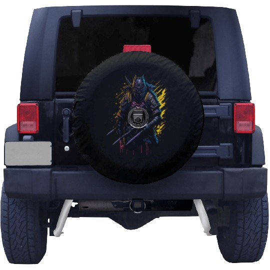 Samurai Warrior Japan Spare Tire Covers