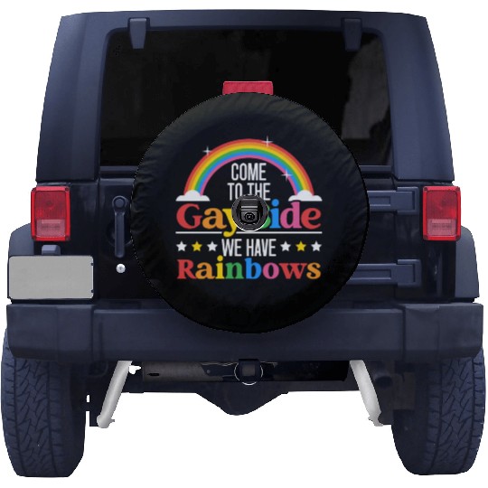Gay Rights Rainbow Pride Month LGBTQ Gay Pride Spare Tire Covers