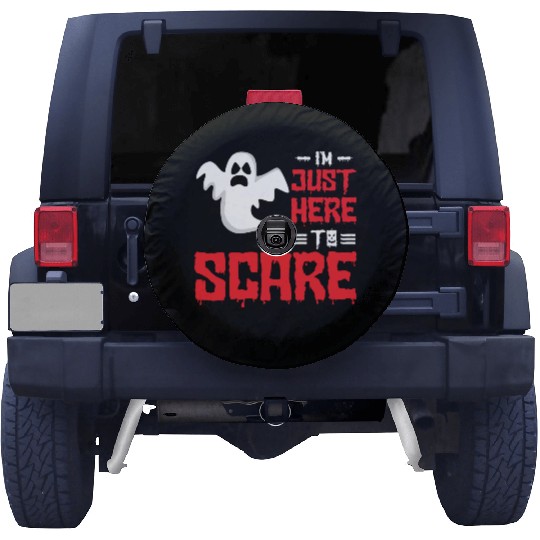 Halloween Paranormal Ghost Hunters Horror Fans Spare Tire Covers