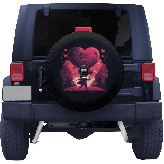 valentine's day Spare Tire Covers