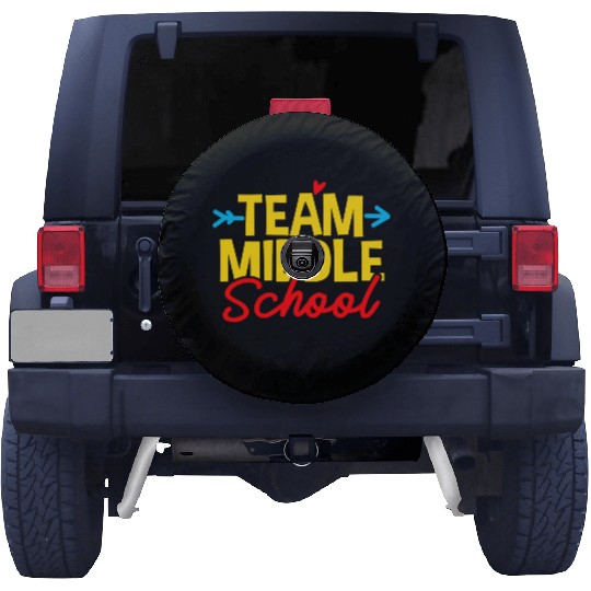 Middle School Teacher Student Spare Tire Covers