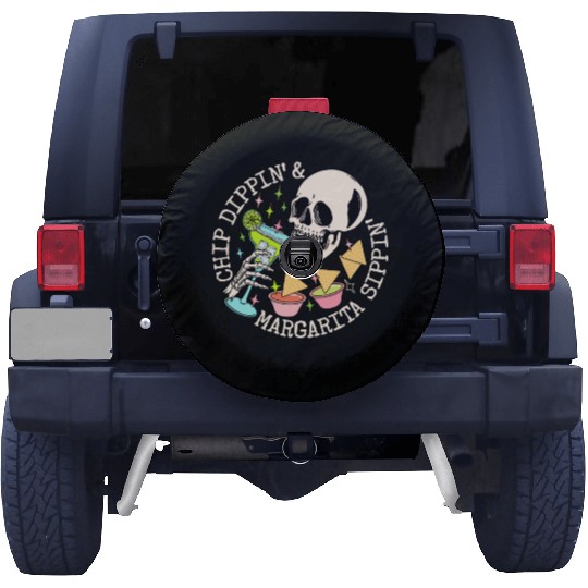 Chip Dippin' And Margarita Sippin' Spare Tire Covers