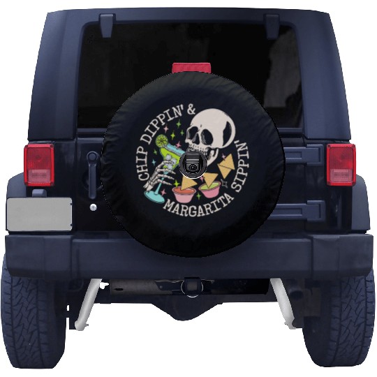 Chip Dippin' And Margarita Sippin' Spare Tire Covers
