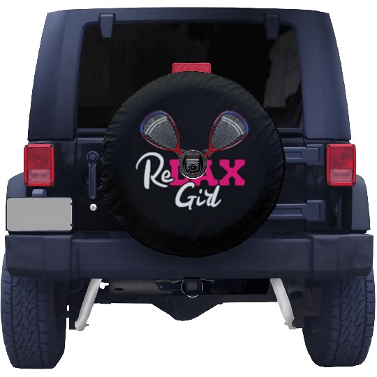 ReLAX Girl Lax Stick Athletic Sports Player Spare Tire Covers