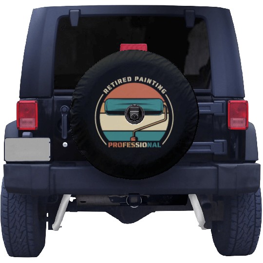 Painter Painting Spare Tire Covers