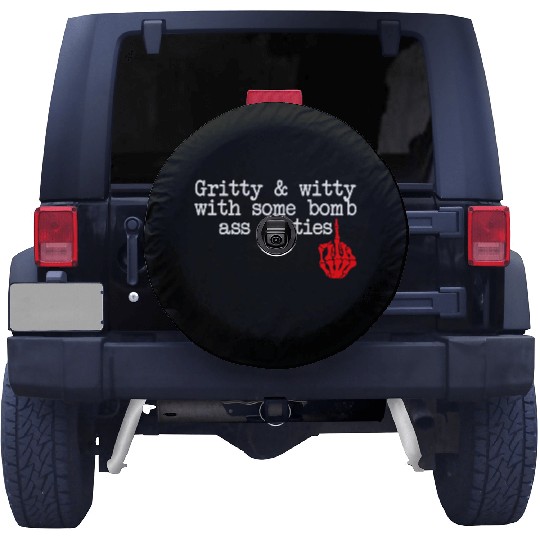 Gritty & Witty With Some Bomb Ass Titties Spare Tire Covers