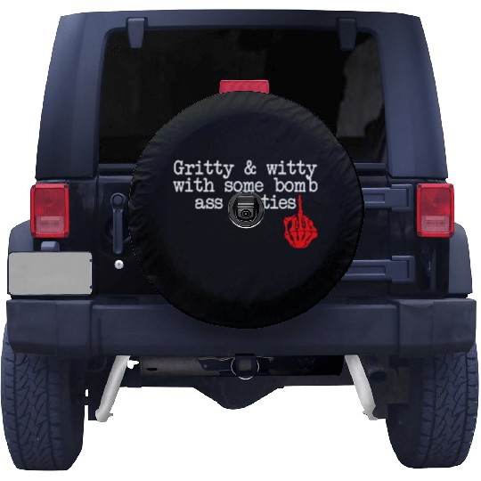 Gritty & Witty With Some Bomb Ass Titties Spare Tire Covers