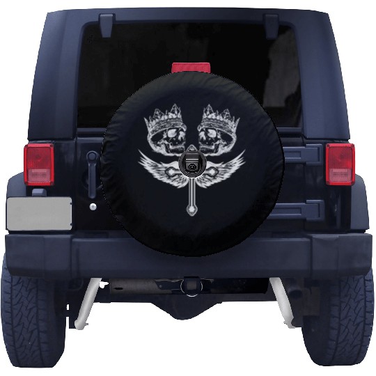 Skull Cross wings Graphic Spare Tire Covers