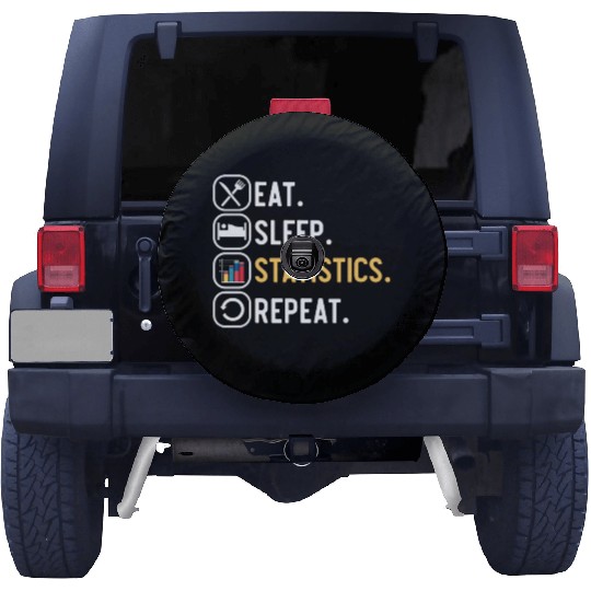 Statistics Numbers Data Science Statistician Spare Tire Covers