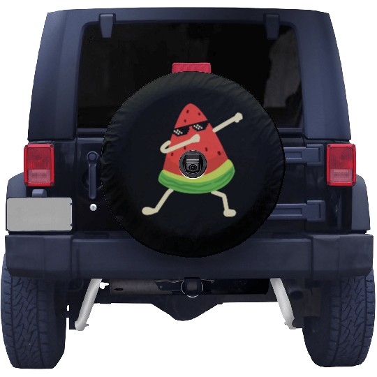 Dabbing Watermelon Melon summer Fruit Lover Spare Tire Covers