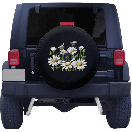 Marguerites Daisy Summer Daisies Flower Garden Spare Tire Covers