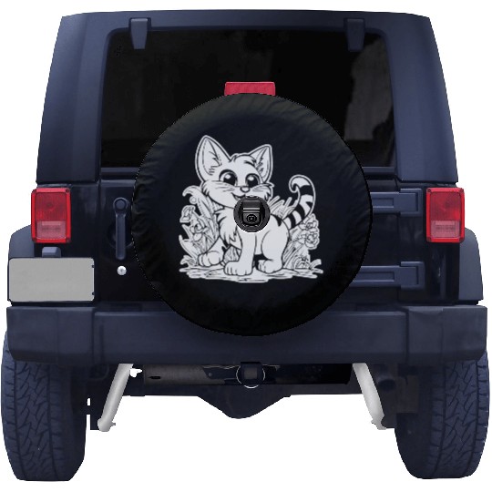 Cat Kitten Feline Meow Spare Tire Covers