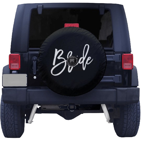 Bride For Bachelorette Party Grey Spare Tire Covers