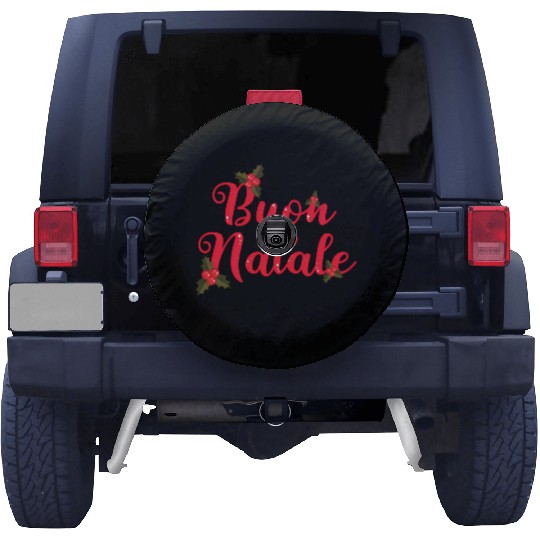 Buon Natale Italian Merry Greeting Italy Spare Tire Covers