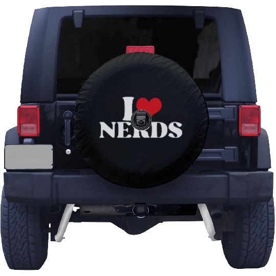 i love nerds Spare Tire Covers