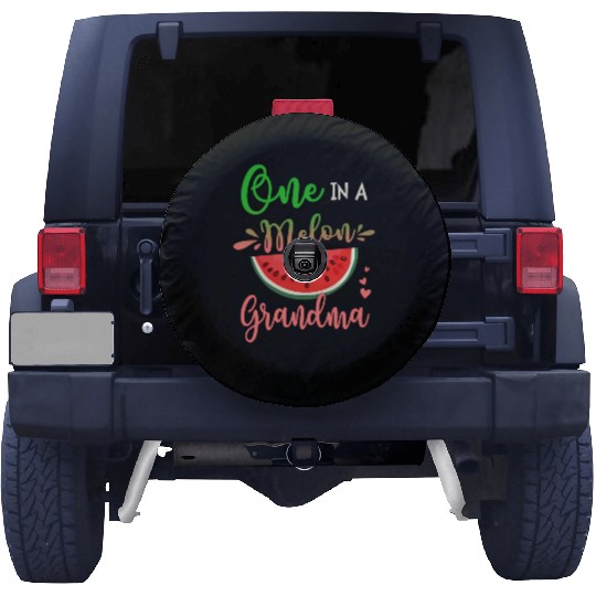 Family One In A Melon Grandma Party Family Spare Tire Covers