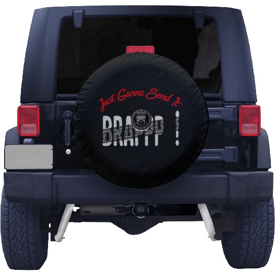 Just Gonna Send It Motocross Dirt Bike Snowmobile Spare Tire Covers