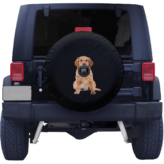 Anatomy Of A Golden Retriever Dog Mom Dad Spare Tire Covers