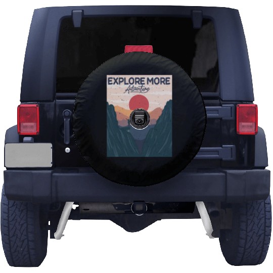 Adventure Explore More Sunset Hills Camping Mounta Spare Tire Covers