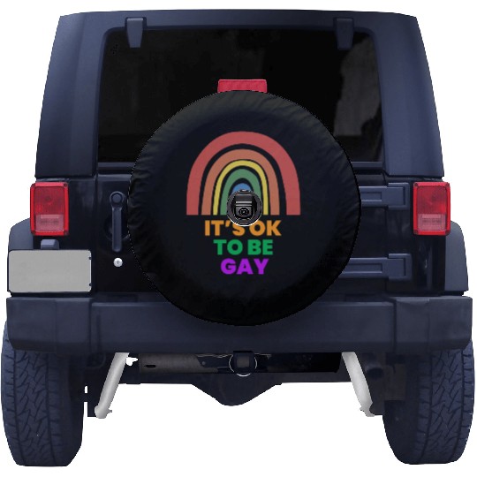 It's OK to Be Gay Equality Human Rights LGBT Spare Tire Covers