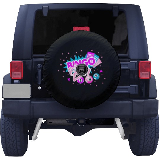 Bingo Queen Pocket Balls Fun Spare Tire Covers