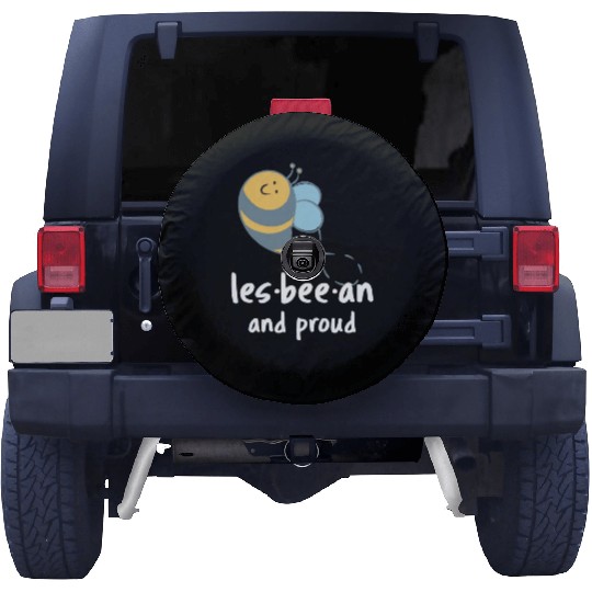 Lesbeean and Proud Bee Lesbian Spare Tire Covers Womens Gay