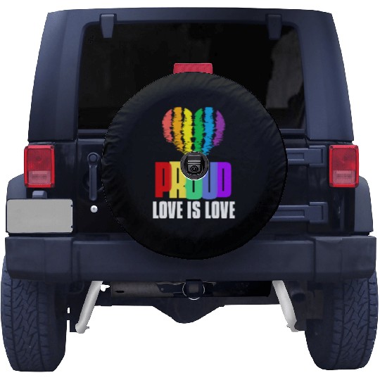Love is Love Spare Tire Covers Equality Human Rights Proud
