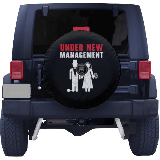 Bride And Groom Wedding Day Marriage Just Married Spare Tire Covers