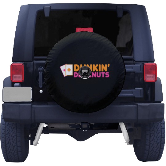 Dunkin Deez-Nuts Pocket Aces Spare Tire Covers