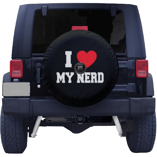 I Love My Nerd Spare Tire Covers