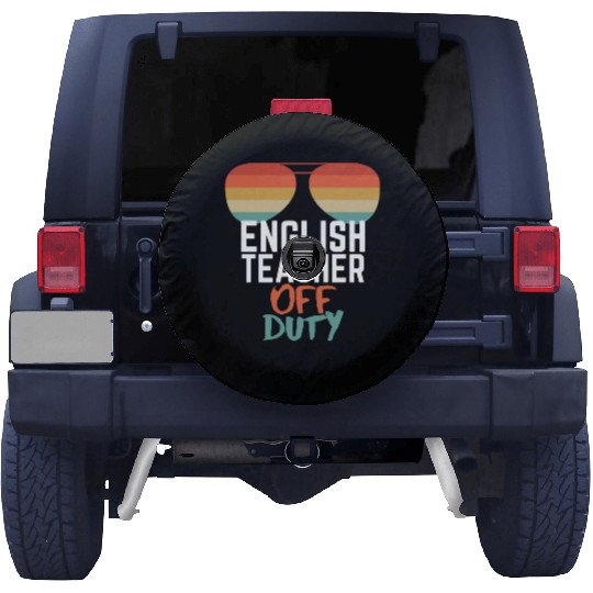 Teacher Off Duty English Teacher Spare Tire Covers
