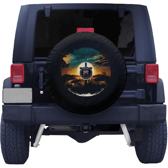 Jesus Cross Painting Spare Tire Covers
