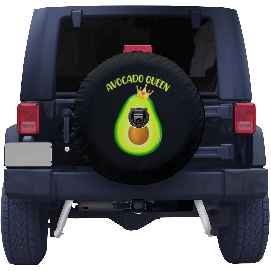 Avocado Vegan Queen Tiara Crown Wos Spare Tire Covers